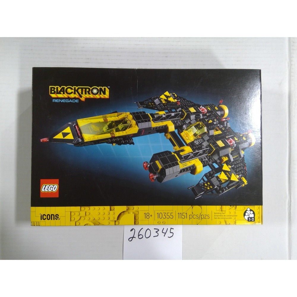 LEGO Icons Blacktron Renegade 355 10355 1151 Pieces 18+ Building Set Space New